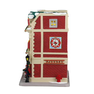 Lemax Caddington Village: Liberty Trail Fire House sparkle-castle