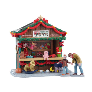 Lemax Caddington Village Accessory: Santa's Workshop Toys, Set of 3 sparkle-castle