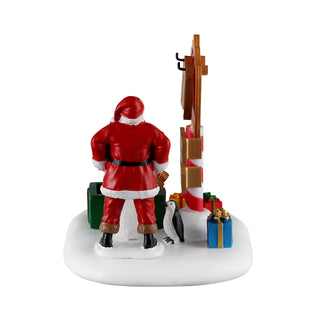 Lemax Santa's Wonderland Village Accessory: North Pole Countdown sparkle-castle
