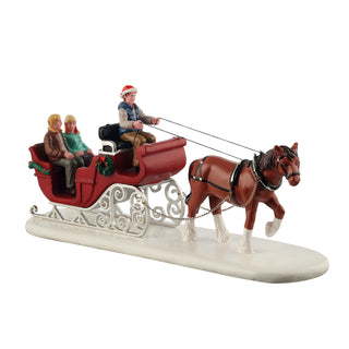 Lemax General Products Village Accessory: Holiday Sleigh Ride