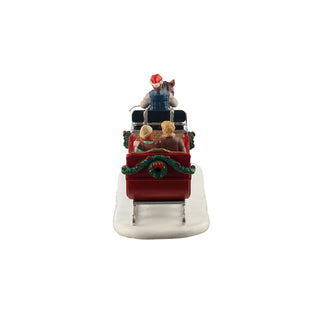Lemax General Products Village Accessory: Holiday Sleigh Ride sparkle-castle