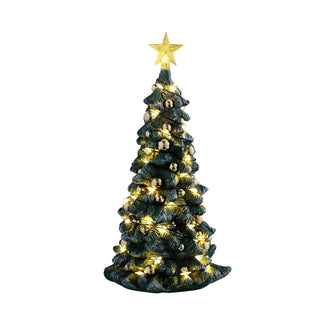 Lemax General Products Accessory: Snowy Christmas Tree, Clear Light sparkle-castle
