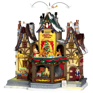 Lemax Caddington Village: Holiday Hamlet Christmas Shoppe sparkle-castle