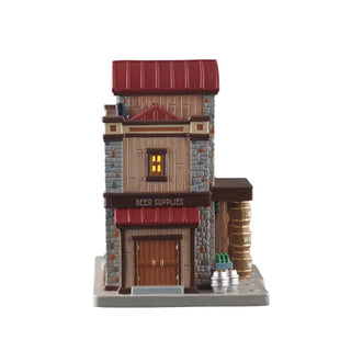 Lemax Harvest Crossing Village: The Beer Meister Home Brewing Supplies sparkle-castle