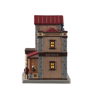 Lemax Harvest Crossing Village: The Beer Meister Home Brewing Supplies sparkle-castle