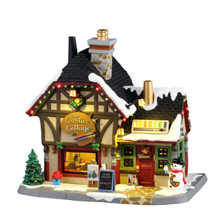 Lemax Caddington Village: The Creative Cottage sparkle-castle
