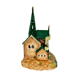 Blue Sky Clayworks: St. Patrick's Cathedral of the Blessed Trinity Candle House sparkle-castle