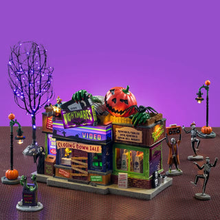 Lemax Spooky Town Halloween Village: Nightmares Video Set sparkle-castle