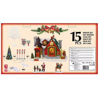Lemax Santa's Wonderland Village: Santa's Snack Shack Set sparkle-castle