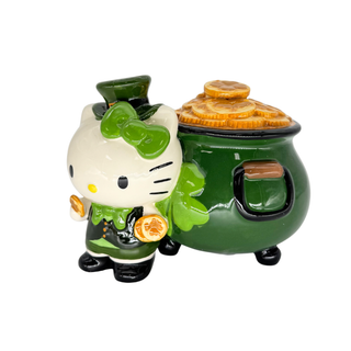Blue Sky Clayworks: Hello Kitty Pot of Gold Figurine sparkle-castle