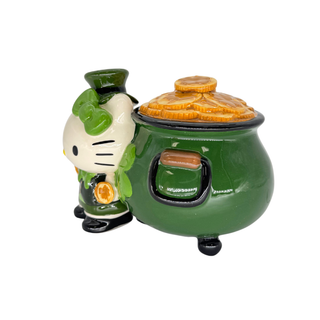 Blue Sky Clayworks: Hello Kitty Pot of Gold Figurine sparkle-castle