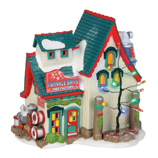 Department 56 North Pole Series: Twinkle Brite Tree Factory sparkle-castle