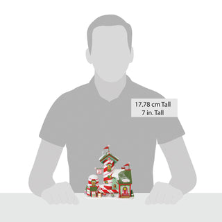 Department 56 North Pole Series: North Pole Candy Striper sparkle-castle