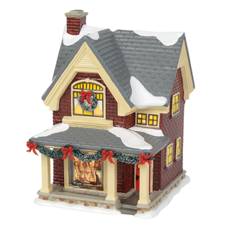 Department 56 Original Snow Village: Rockwell's Christmas Eve sparkle-castle