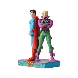 Jim Shore DC Comics: Superman and Lex Luthor Figurine sparkle-castle