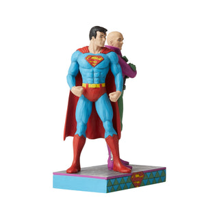 Jim Shore DC Comics: Superman and Lex Luthor Figurine sparkle-castle