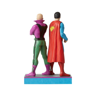 Jim Shore DC Comics: Superman and Lex Luthor Figurine sparkle-castle