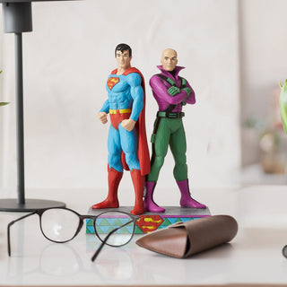 Jim Shore DC Comics: Superman and Lex Luthor Figurine sparkle-castle