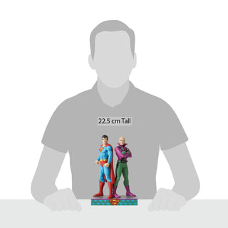 Jim Shore DC Comics: Superman and Lex Luthor Figurine sparkle-castle