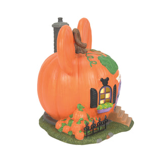 Department 56 Disney Snow Village: Mickey's Pumpkintown House sparkle-castle