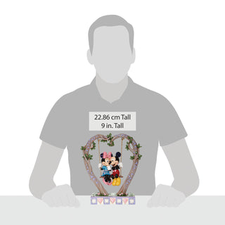 Jim Shore Disney Traditions: Mickey & Minnie on Swing Figurine sparkle-castle