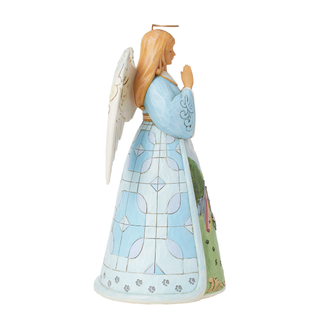 Jim Shore Heartwood Creek: Rainbow Bridge Angel Figurine sparkle-castle