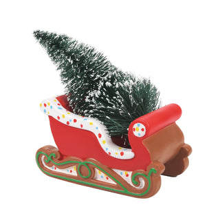 Department 56 Cross Product Village Accessory: Gingerbread Christmas Sleigh