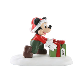 Department 56 Mickey's Merry Christmas Village Accessory: Minnie Will Love This! sparkle-castle