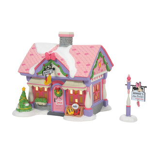Department 56 Disney Snow Village: Minnie's Shoe Boutique sparkle-castle