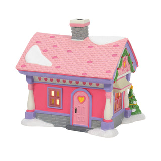 Department 56 Disney Snow Village: Minnie's Shoe Boutique sparkle-castle
