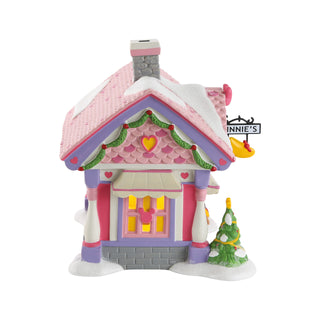 Department 56 Disney Snow Village: Minnie's Shoe Boutique sparkle-castle