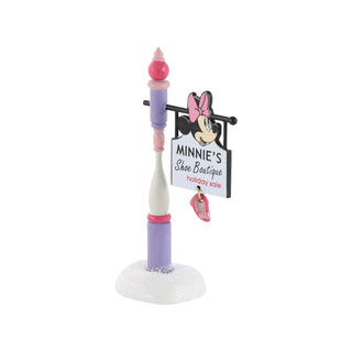 Department 56 Disney Snow Village: Minnie's Shoe Boutique sparkle-castle