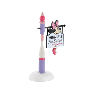 Department 56 Disney Snow Village: Minnie's Shoe Boutique sparkle-castle