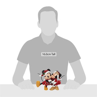 Disney Showcase: Holiday Mickey & Minnie Figurine sparkle-castle