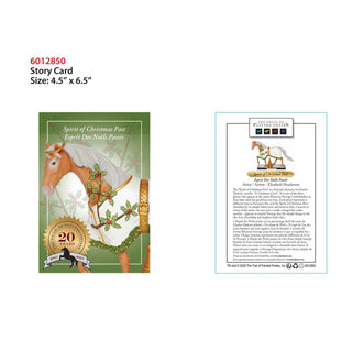 Trail of Painted Ponies: Spirit of Christmas Past Figurine sparkle-castle