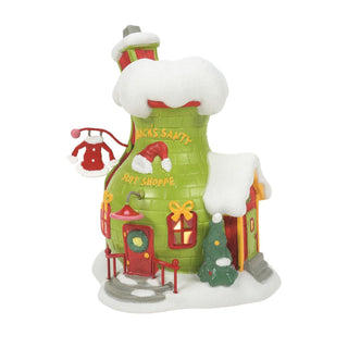 Department 56 Grinch Village: Grinch's Santy Suit Shoppe sparkle-castle