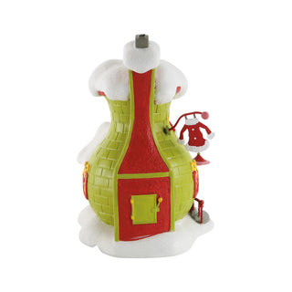 Department 56 Grinch Village: Grinch's Santy Suit Shoppe sparkle-castle