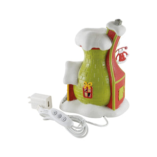 Department 56 Grinch Village: Grinch's Santy Suit Shoppe sparkle-castle
