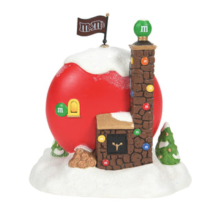 Department 56 North Pole Series: Red's M&M Cottage sparkle-castle