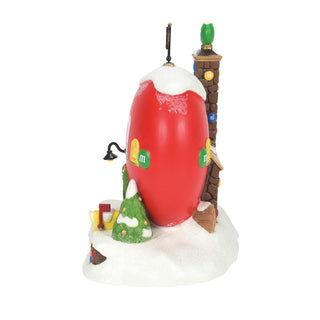 Department 56 North Pole Series: Red's M&M Cottage sparkle-castle