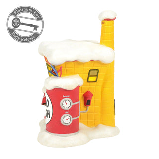 Department 56 Grinch Village: Who-HASH Factory sparkle-castle