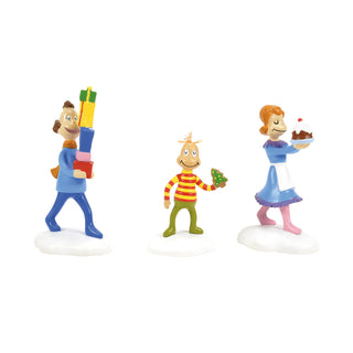 Department 56 Grinch Village Accessory: WHO Friends & Neighbors, Set of 3 sparkle-castle