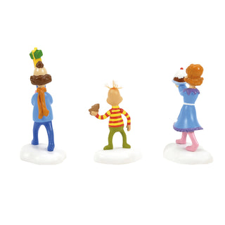 Department 56 Grinch Village Accessory: WHO Friends & Neighbors, Set of 3 sparkle-castle