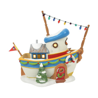 Department 56 Disney Snow Village: Duck The Halls sparkle-castle