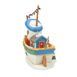 Department 56 Disney Snow Village: Duck The Halls sparkle-castle
