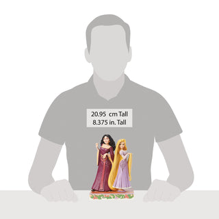 Jim Shore Disney Traditions: Rapunzel & Mother Gothel Figurine sparkle-castle