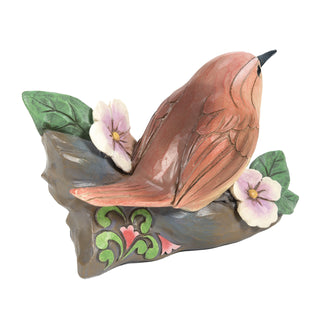 Jim Shore Heartwood Creek: Carolina Wren Figurine sparkle-castle