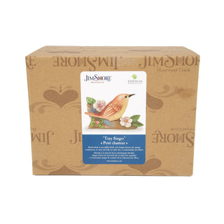 Jim Shore Heartwood Creek: Carolina Wren Figurine sparkle-castle