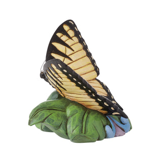 Jim Shore Heartwood Creek: Swallowtail Butterfly Mini Figurine sparkle-castle