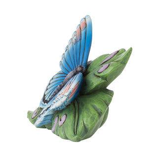 Jim Shore Heartwood Creek: Red Spotted Purple Butterfly Mini Figurine sparkle-castle